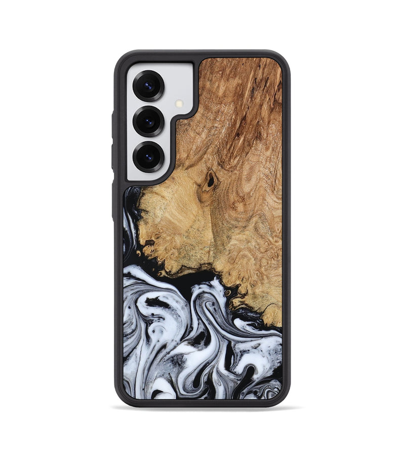 Galaxy S25 Wood Phone Case - Lorna (Black & White, 798287)
