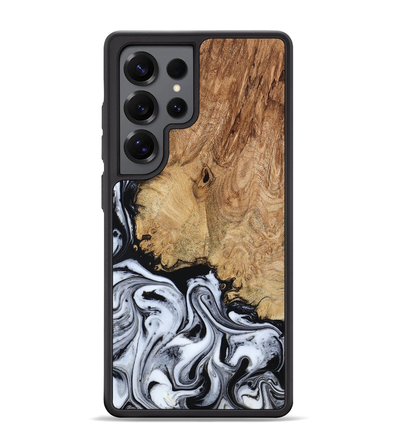 Galaxy S25 Ultra Wood Phone Case - Lorna (Black & White, 798287)