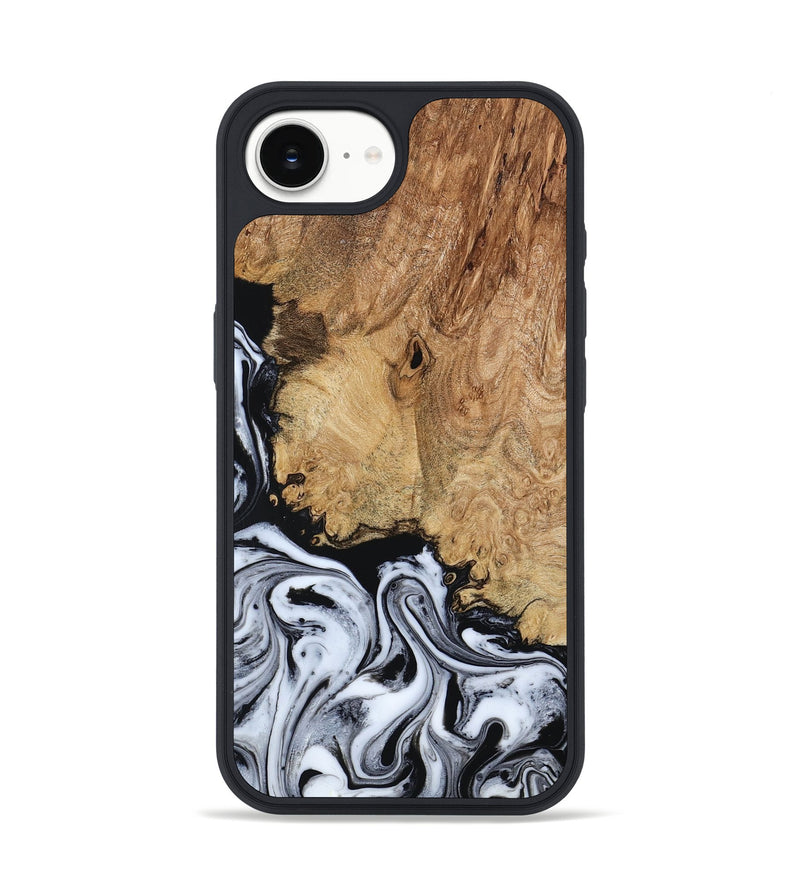 iPhone 16e Wood Phone Case - Lorna (Black & White, 798287)