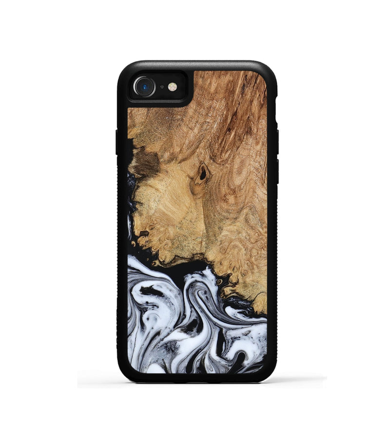 iPhone SE Wood Phone Case - Lorna (Black & White, 798287)