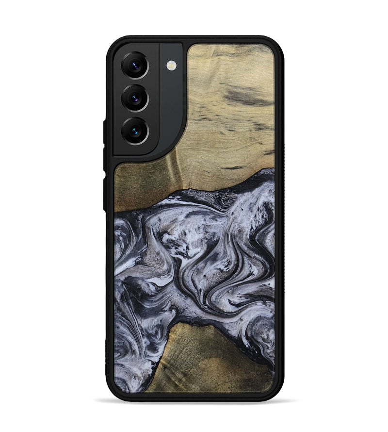 Galaxy S22 Plus Wood Phone Case - Walton (Black & White, 798288)