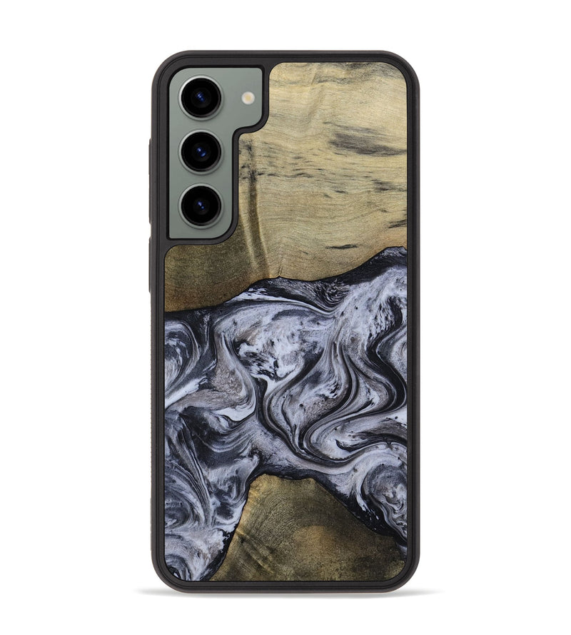 Galaxy S23 Plus Wood Phone Case - Walton (Black & White, 798288)