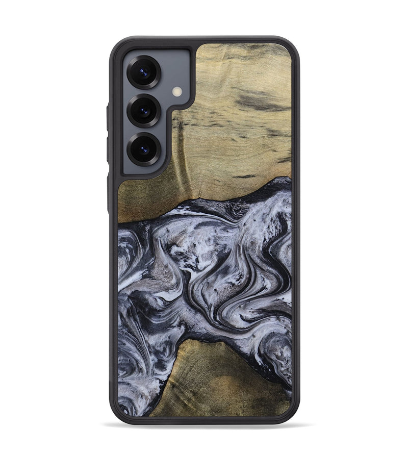 Galaxy S25 Plus Wood Phone Case - Walton (Black & White, 798288)
