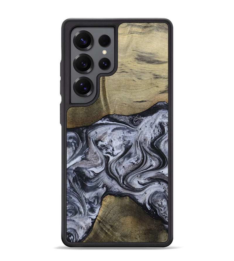 Galaxy S25 Ultra Wood Phone Case - Walton (Black & White, 798288)