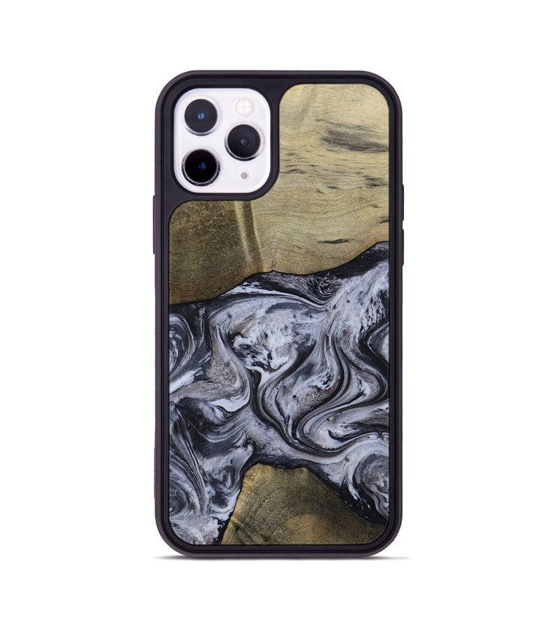 iPhone 11 Pro Wood Phone Case - Walton (Black & White, 798288)