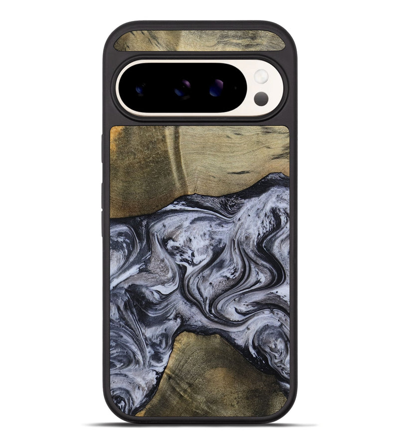 Pixel 10 Pro XL Wood Phone Case - Walton (Black & White, 798288)