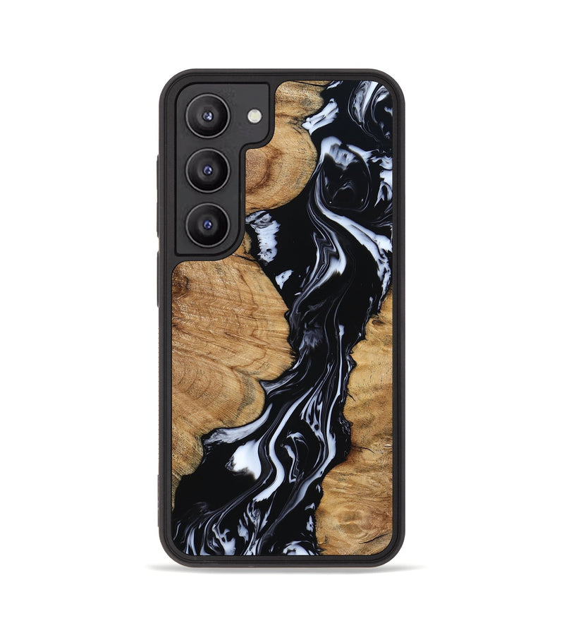 Galaxy S23 Wood Phone Case - Waverly (Black & White, 798289)