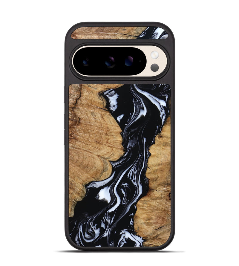 Pixel 10 Wood Phone Case - Waverly (Black & White, 798289)