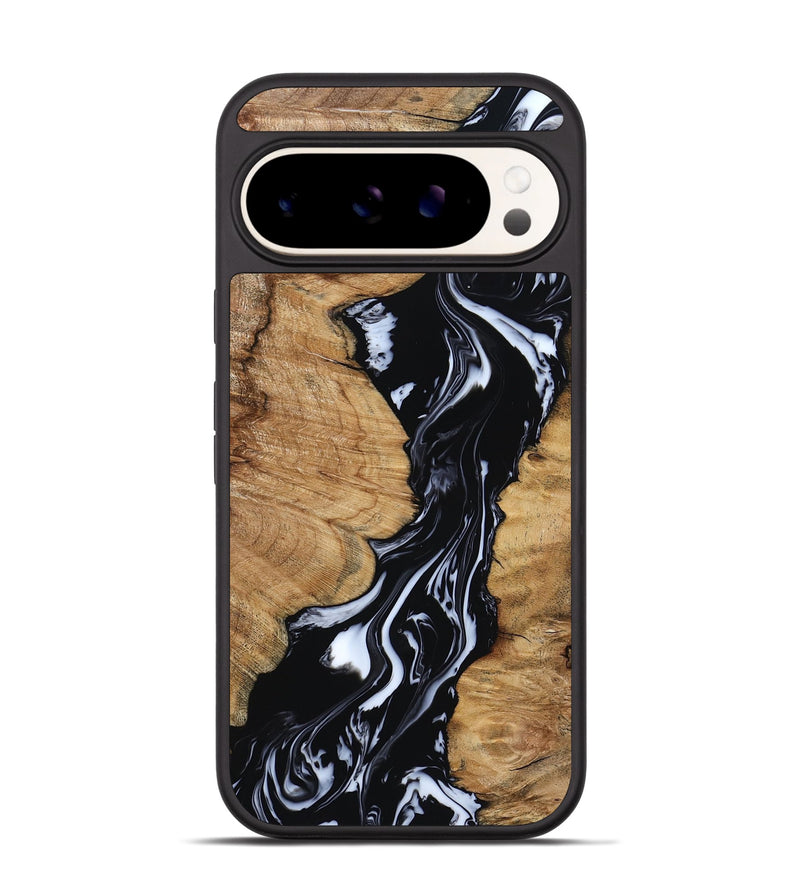 Pixel 9 Pro Wood Phone Case - Waverly (Black & White, 798289)