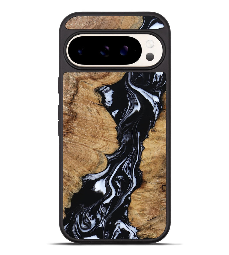Pixel 9 Pro XL Wood Phone Case - Waverly (Black & White, 798289)