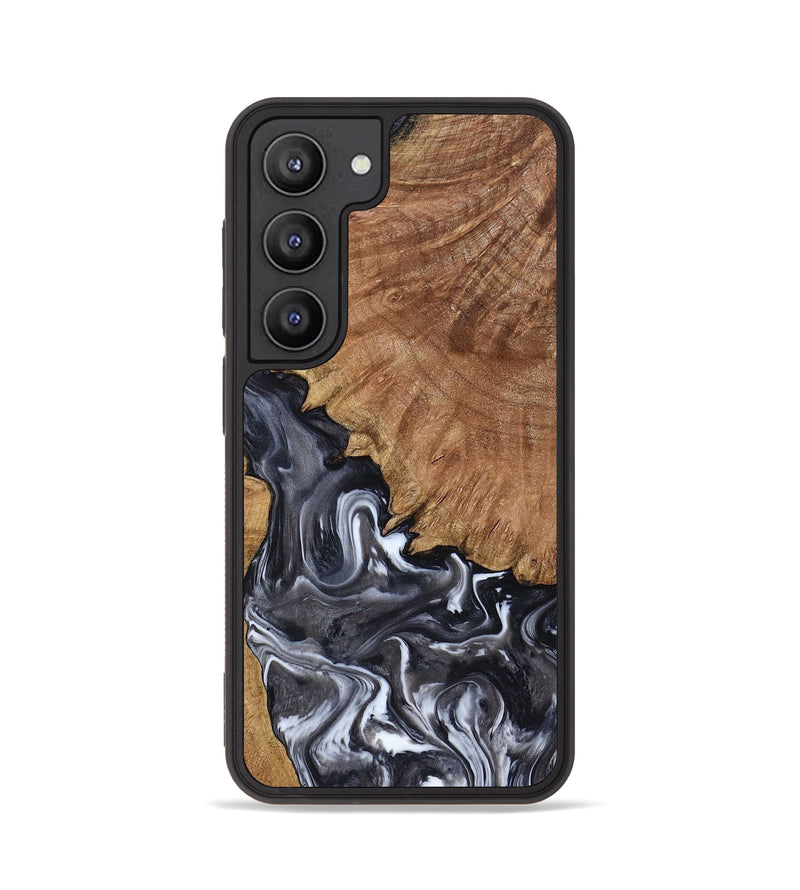 Galaxy S23 Wood Phone Case - Latosha (Black & White, 798290)
