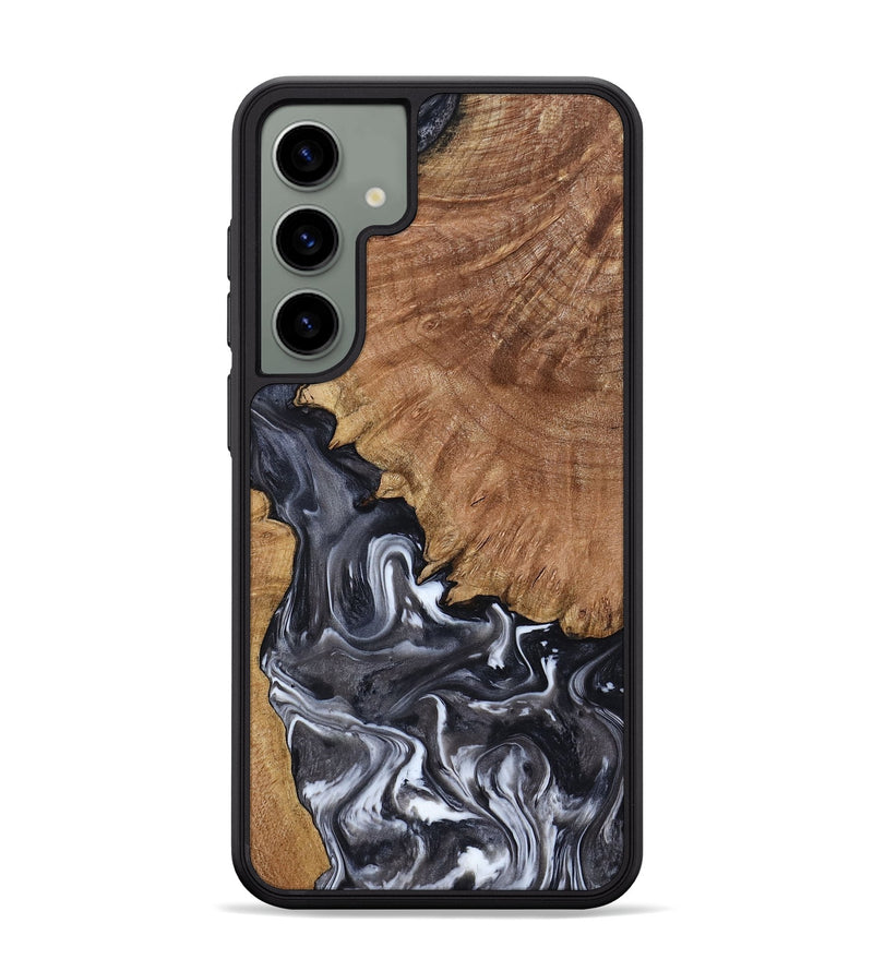 Galaxy S24 Plus Wood Phone Case - Latosha (Black & White, 798290)