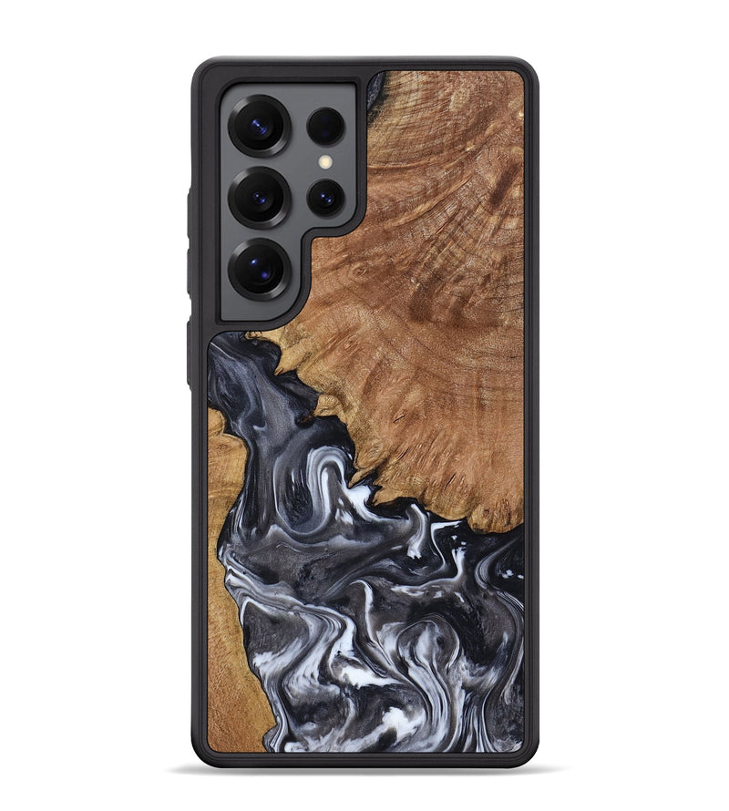 Galaxy S25 Ultra Wood Phone Case - Latosha (Black & White, 798290)