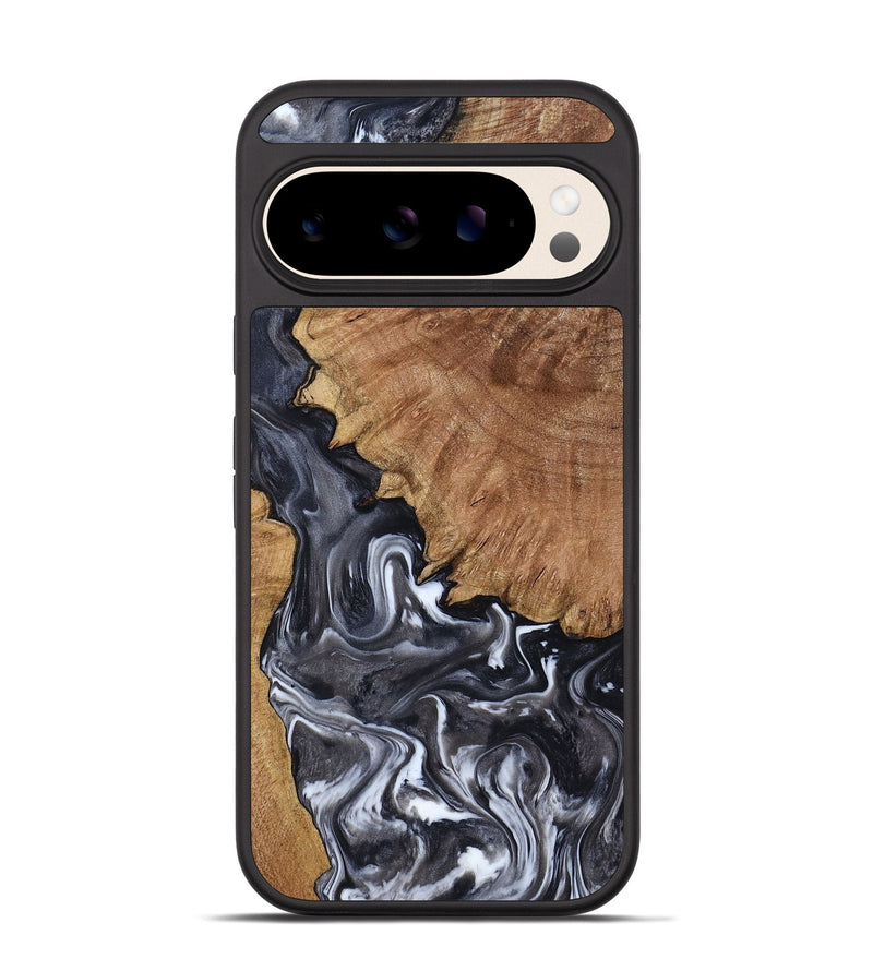 Pixel 10 Wood Phone Case - Latosha (Black & White, 798290)