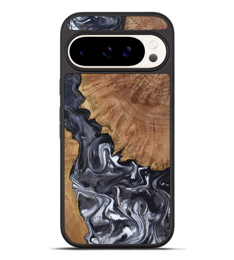 Pixel 9 Pro XL Wood Phone Case - Latosha (Black & White, 798290)