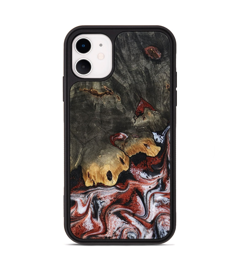 iPhone 11 Wood Phone Case - Koen (Red, 798291)