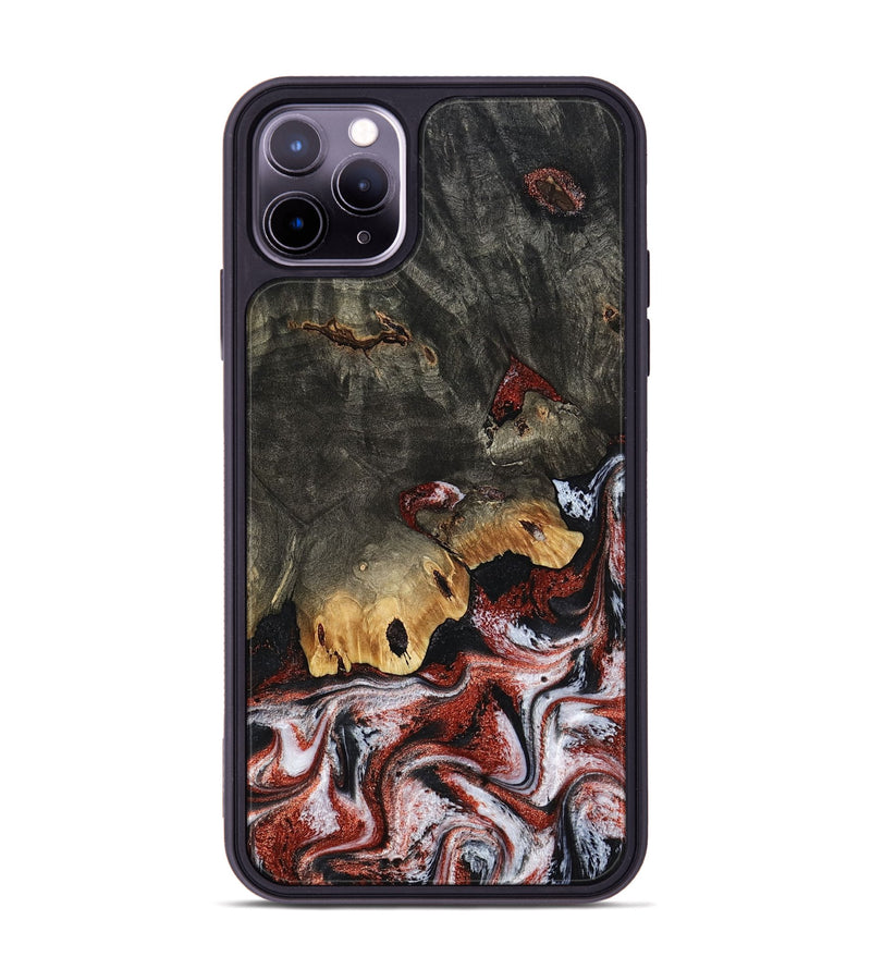 iPhone 11 Pro Max Wood Phone Case - Koen (Red, 798291)