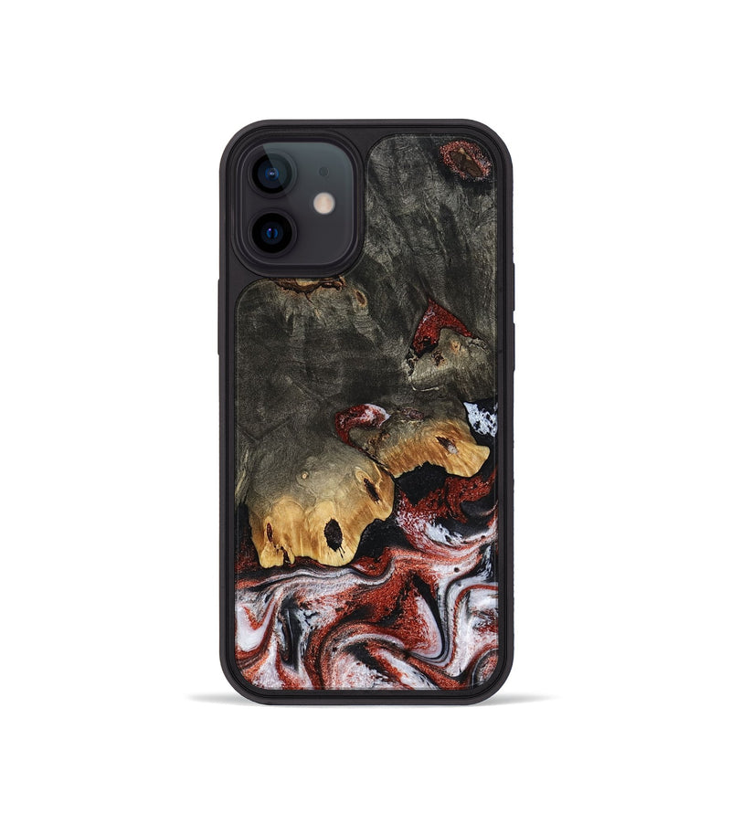 iPhone 12 mini Wood Phone Case - Koen (Red, 798291)