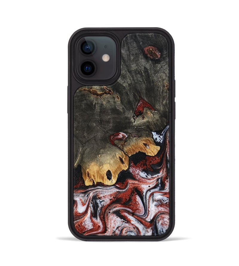 iPhone 12 Wood Phone Case - Koen (Red, 798291)