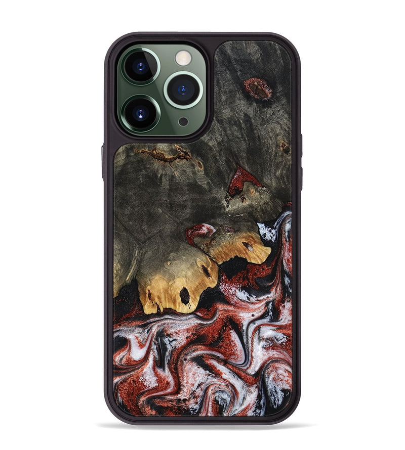 iPhone 13 Pro Max Wood Phone Case - Koen (Red, 798291)