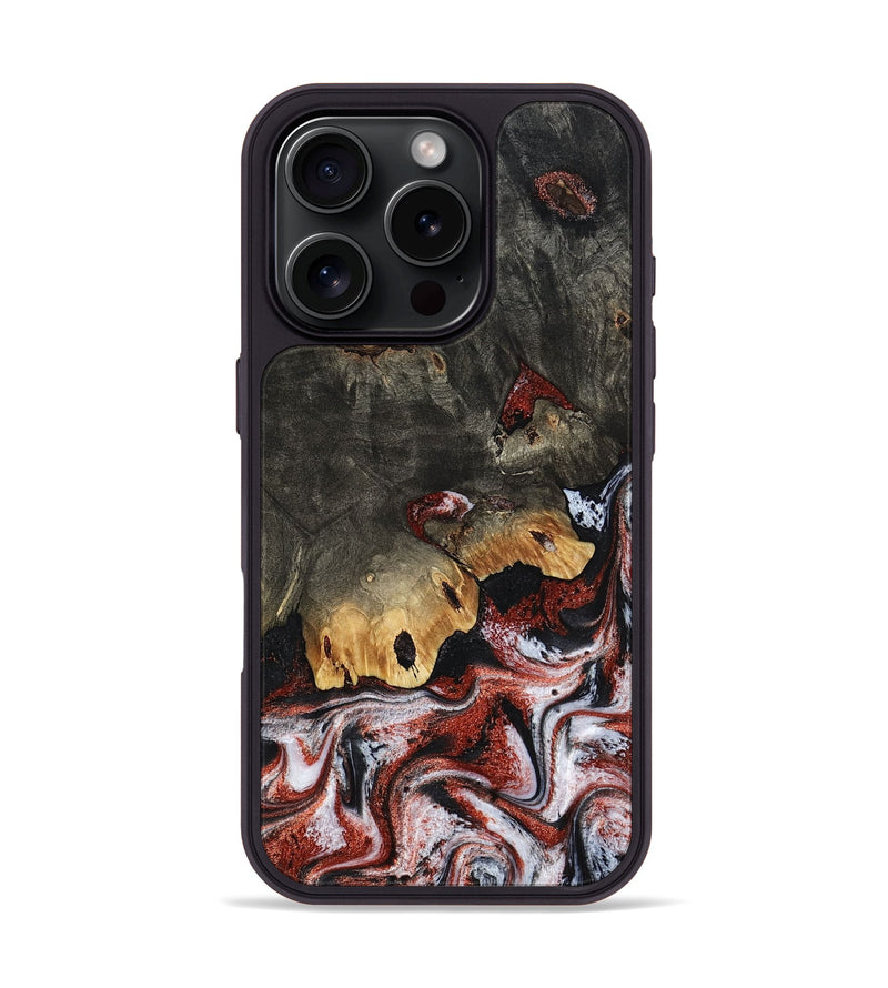 iPhone 16 Pro Wood Phone Case - Koen (Red, 798291)