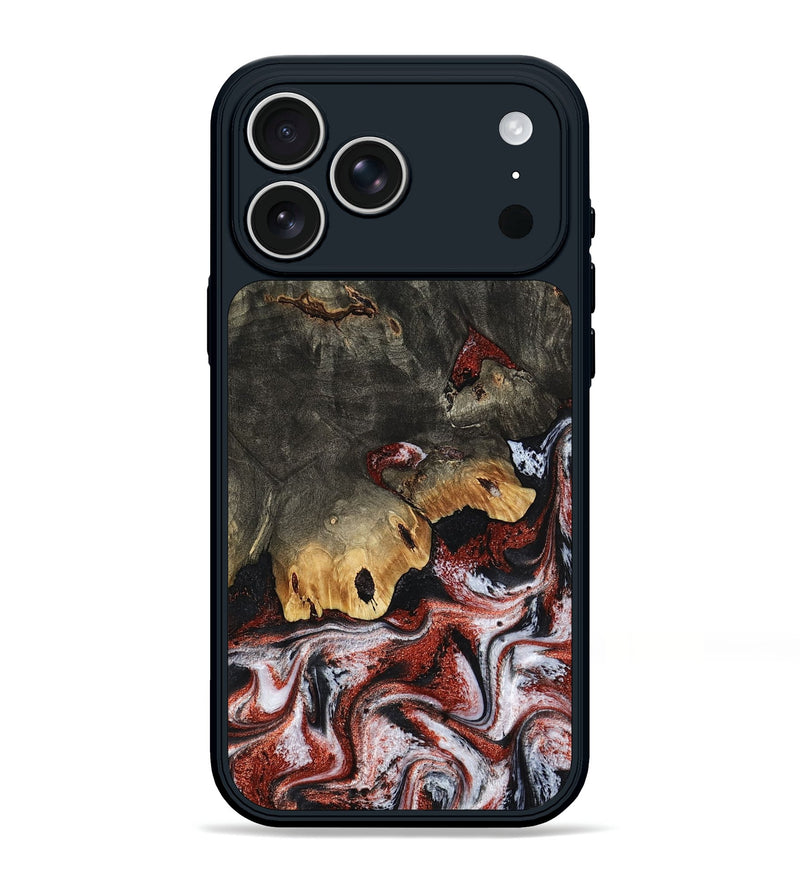 iPhone 17 Pro Max Wood Phone Case - Koen (Red, 798291)