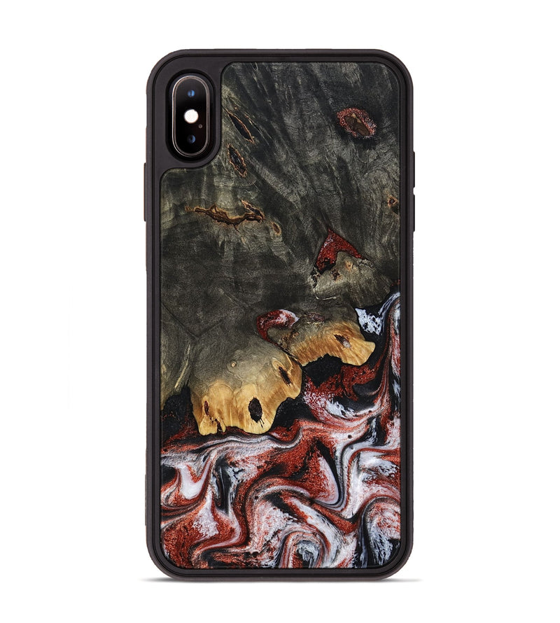 iPhone Xs Max Wood Phone Case - Koen (Red, 798291)