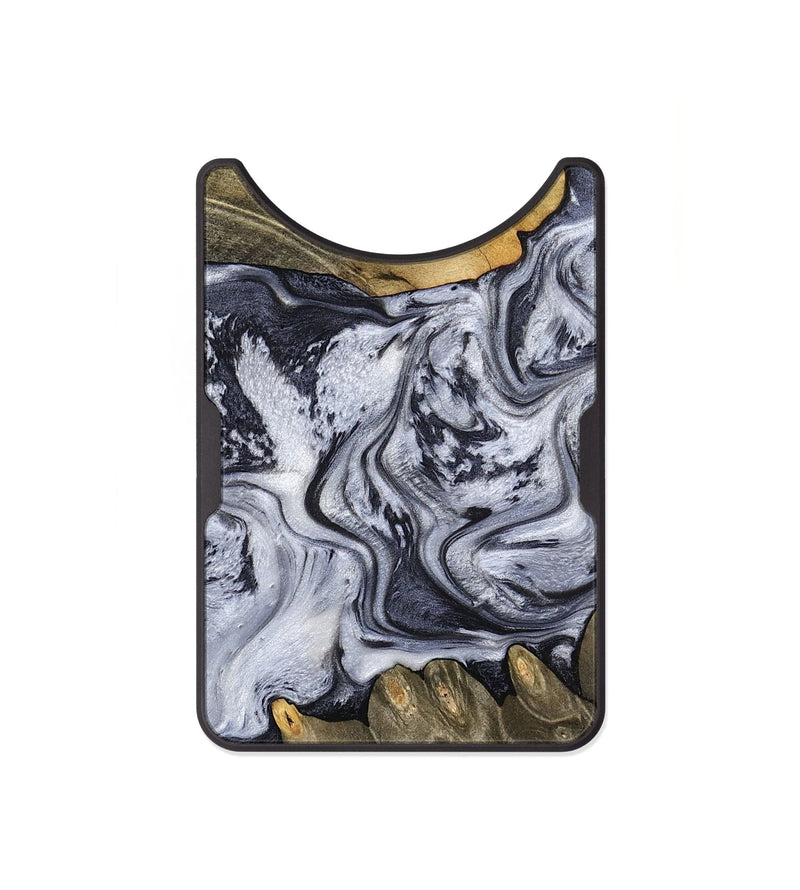 Alloy Wood Wallet - Loyd (Black & White, 798292)