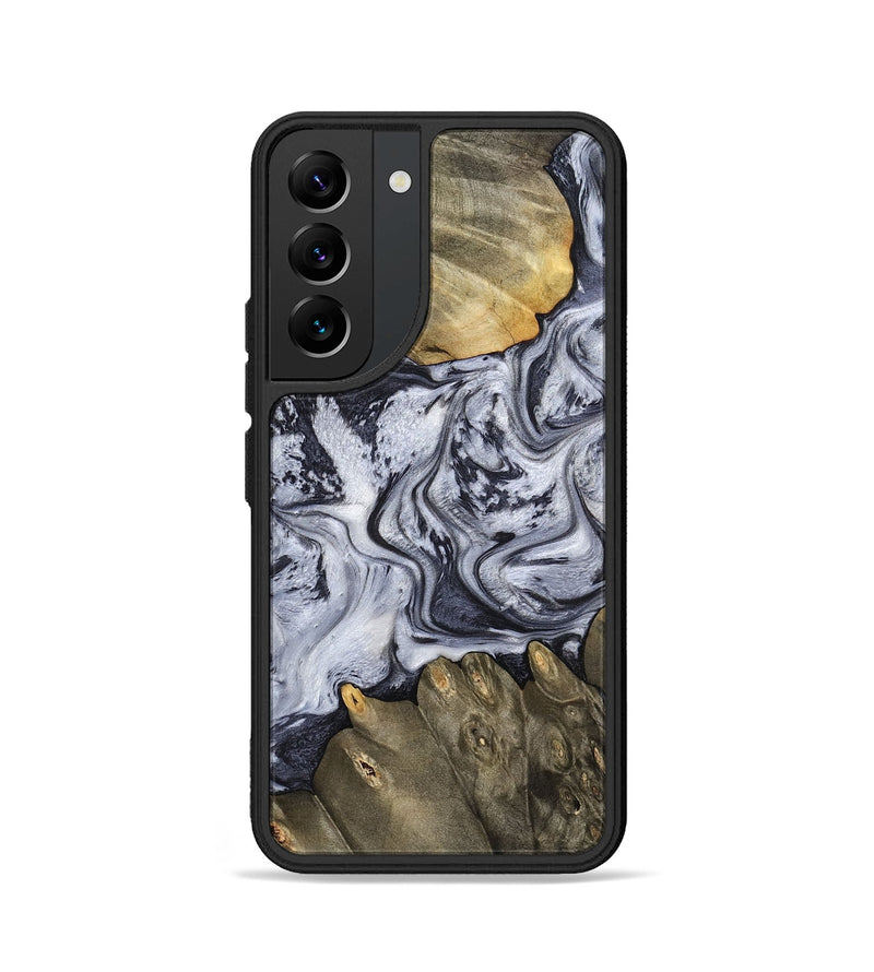 Galaxy S22 Wood Phone Case - Loyd (Black & White, 798292)