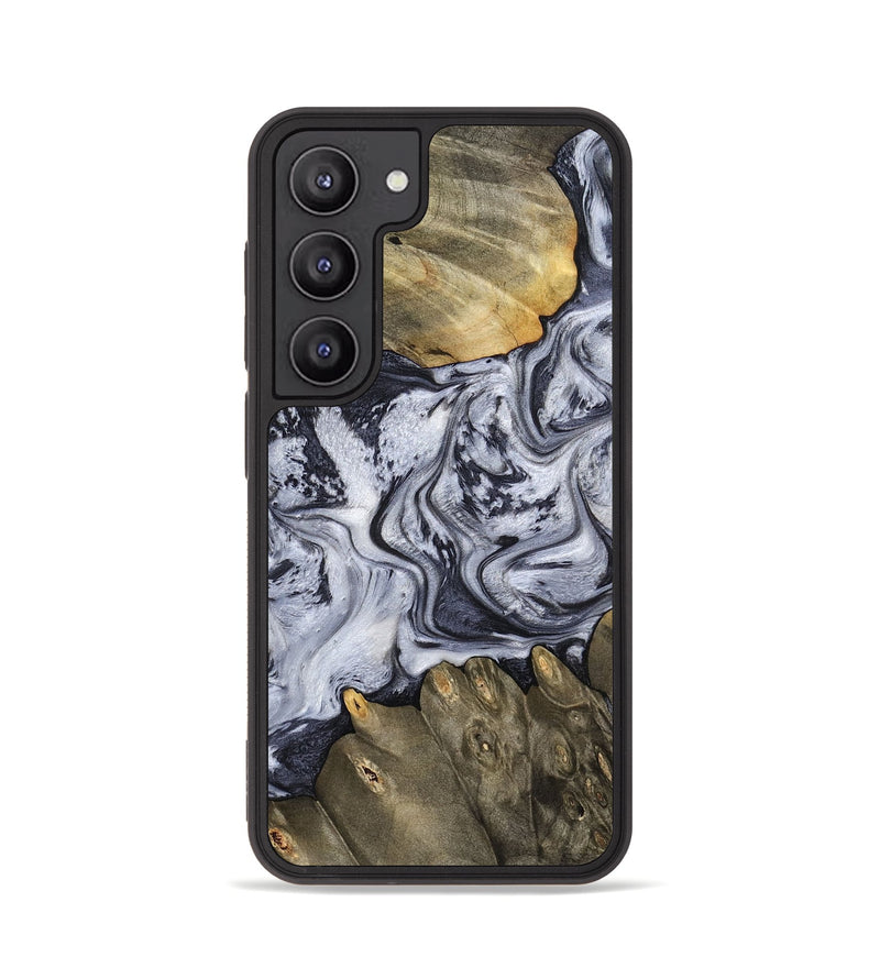 Galaxy S23 Wood Phone Case - Loyd (Black & White, 798292)
