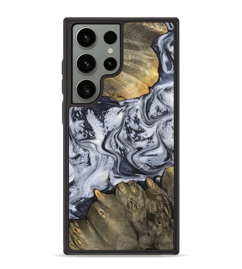 Galaxy S23 Ultra Wood Phone Case - Loyd (Black & White, 798292)