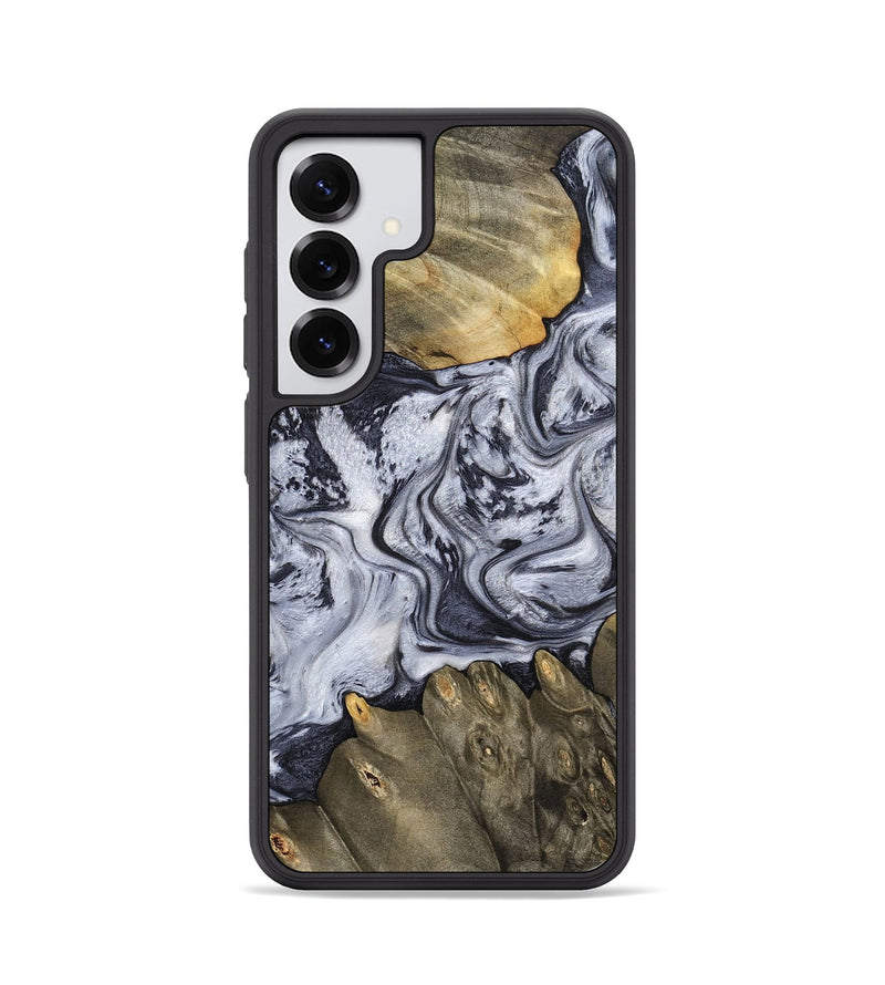 Galaxy S25 Wood Phone Case - Loyd (Black & White, 798292)