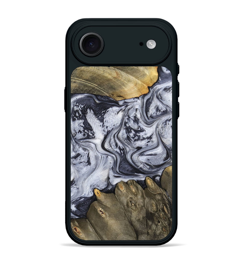 iPhone 17 Air Wood Phone Case - Loyd (Black & White, 798292)