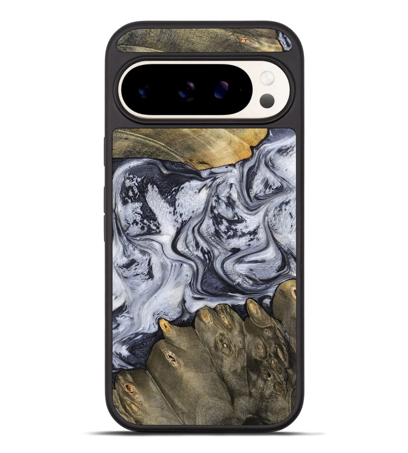 Pixel 9 Pro XL Wood Phone Case - Loyd (Black & White, 798292)