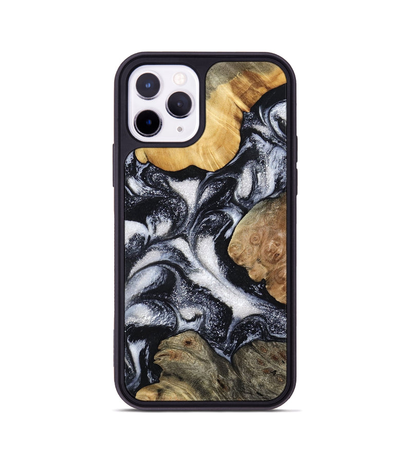 iPhone 11 Pro Wood Phone Case - Luann (Black & White, 798293)