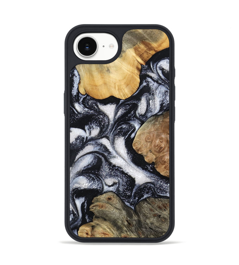 iPhone 16e Wood Phone Case - Luann (Black & White, 798293)