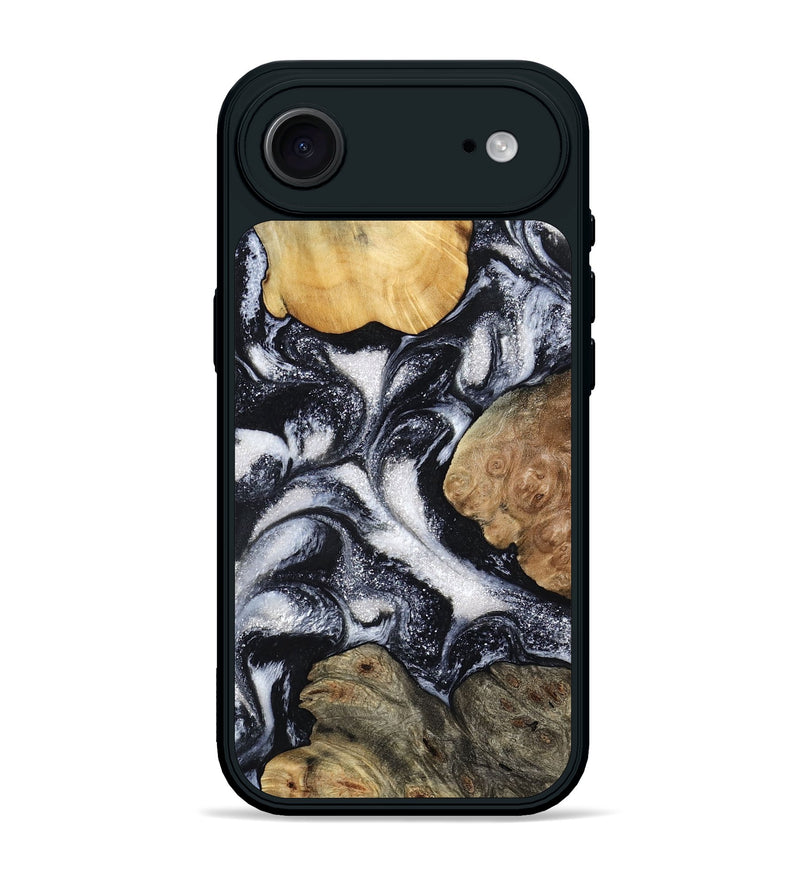 iPhone 17 Air Wood Phone Case - Luann (Black & White, 798293)