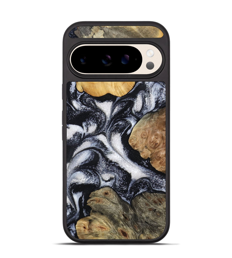 Pixel 10 Wood Phone Case - Luann (Black & White, 798293)