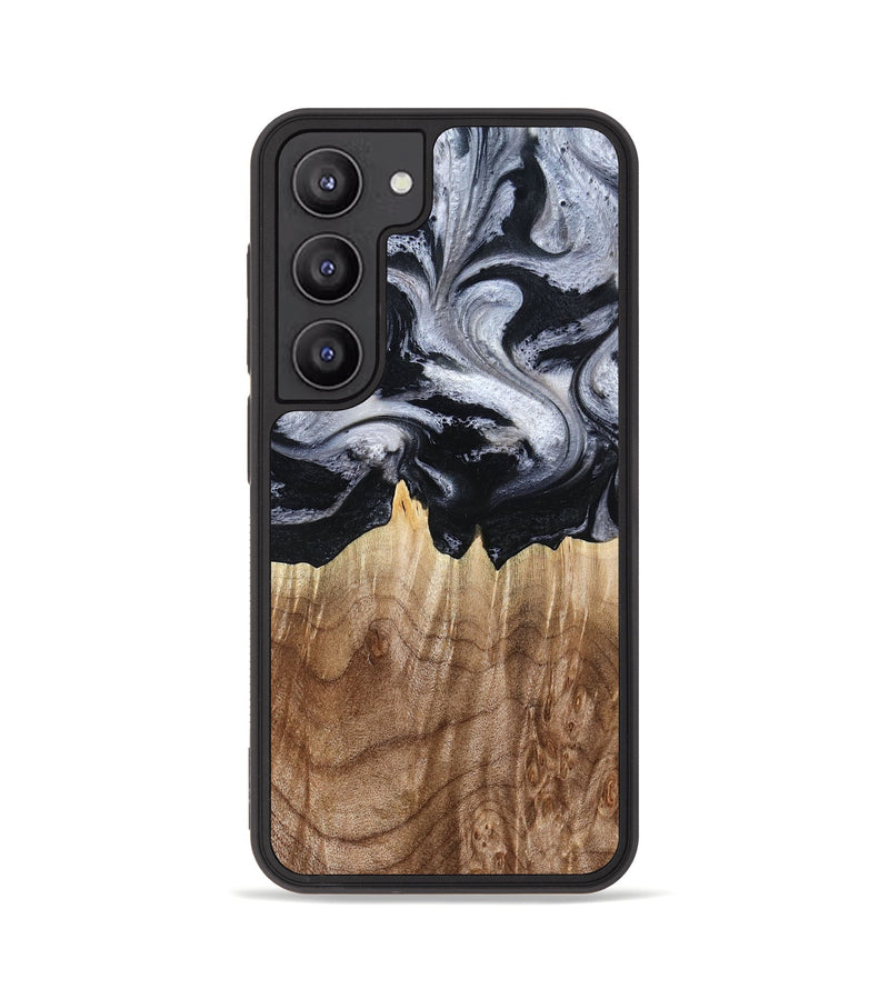 Galaxy S23 Wood Phone Case - Arely (Black & White, 798294)