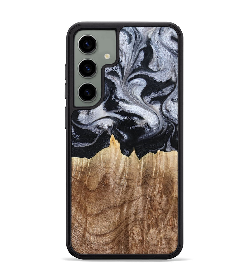 Galaxy S24 Plus Wood Phone Case - Arely (Black & White, 798294)