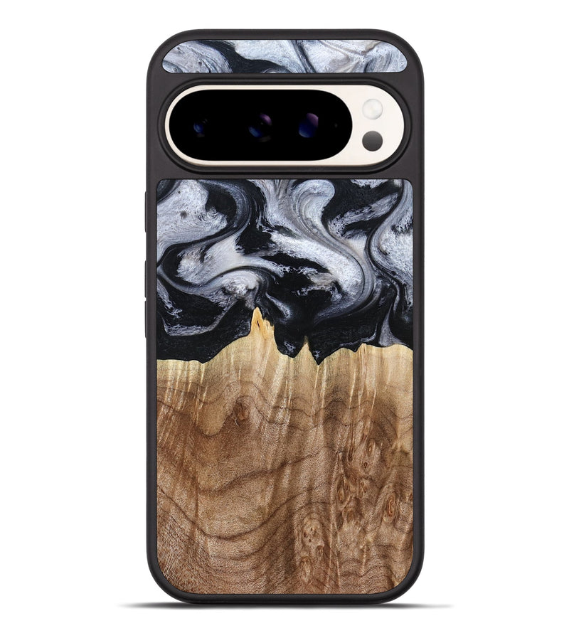 Pixel 9 Pro XL Wood Phone Case - Arely (Black & White, 798294)