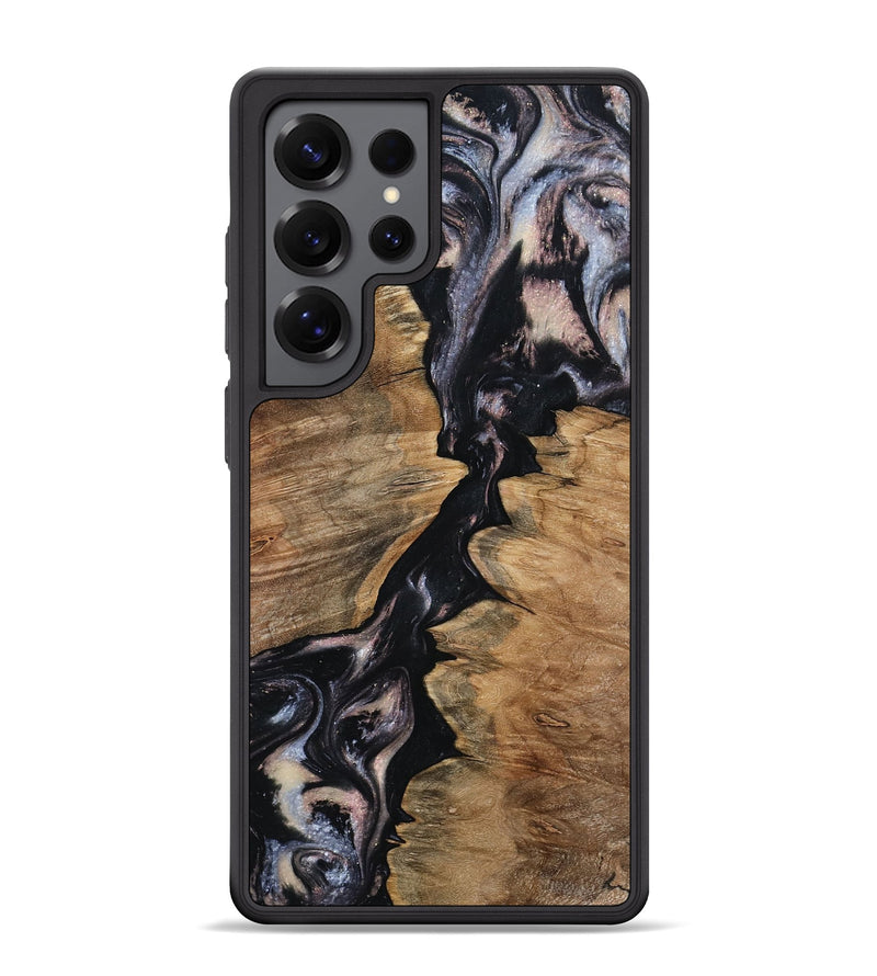 Galaxy S25 Ultra Wood Phone Case - West (Black & White, 798295)