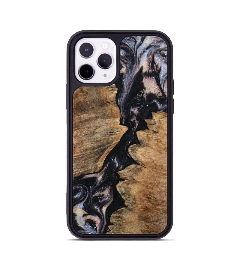 iPhone 11 Pro Wood Phone Case - West (Black & White, 798295)