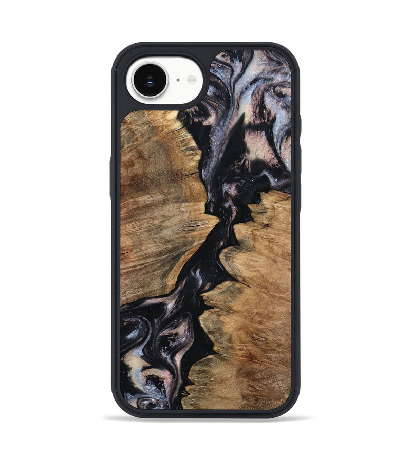 iPhone 16e Wood Phone Case - West (Black & White, 798295)