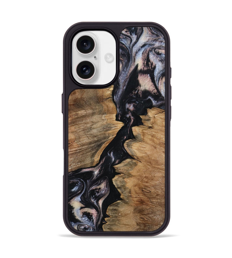 iPhone 17 Wood Phone Case - West (Black & White, 798295)