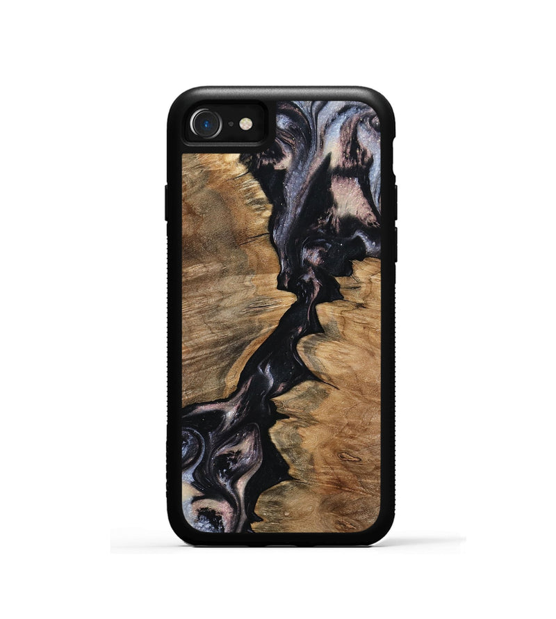 iPhone SE Wood Phone Case - West (Black & White, 798295)