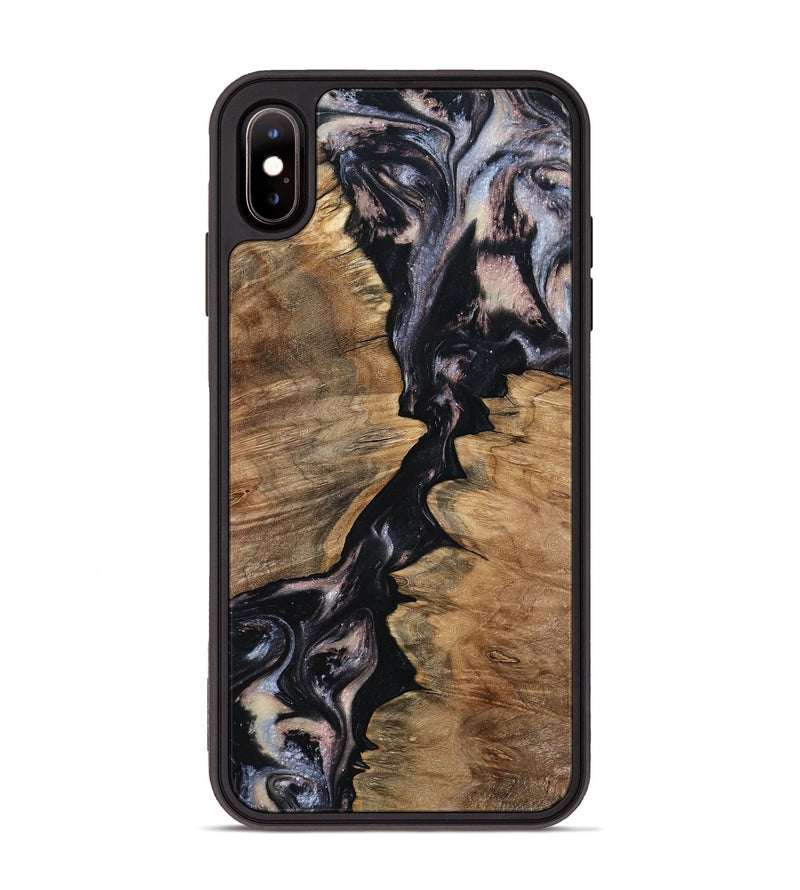 iPhone Xs Max Wood Phone Case - West (Black & White, 798295)