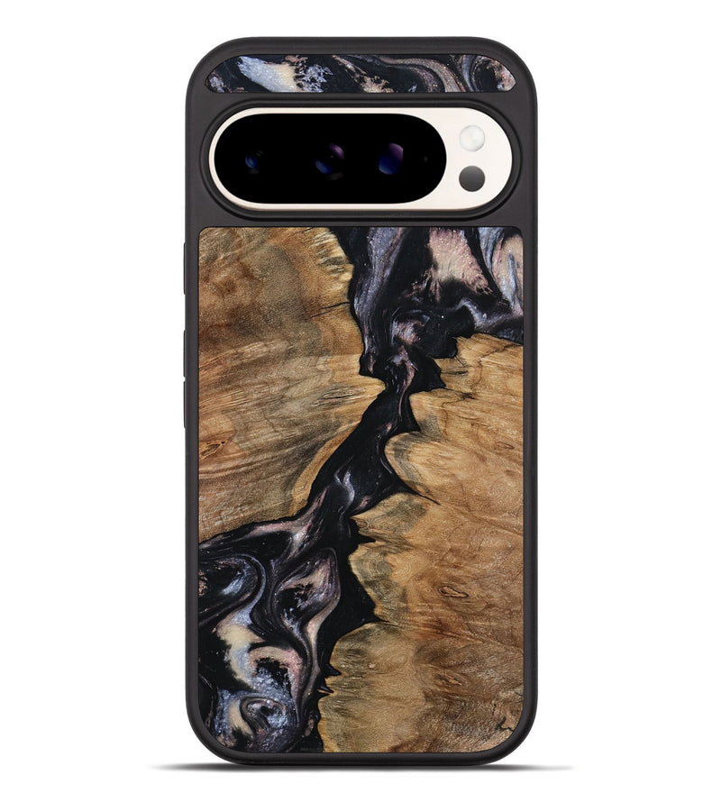 Pixel 10 Pro XL Wood Phone Case - West (Black & White, 798295)