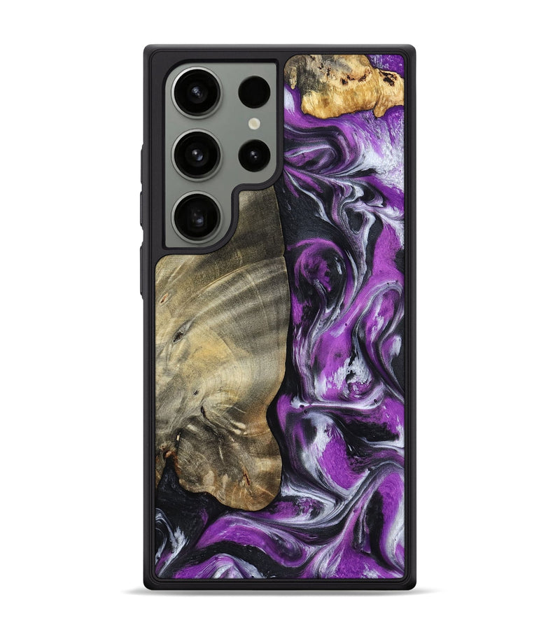 Galaxy S24 Ultra Wood Phone Case - Lolita (Purple, 798299)