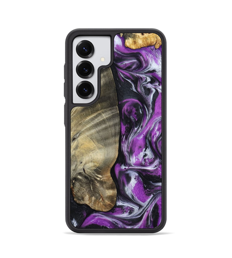 Galaxy S25 Wood Phone Case - Lolita (Purple, 798299)